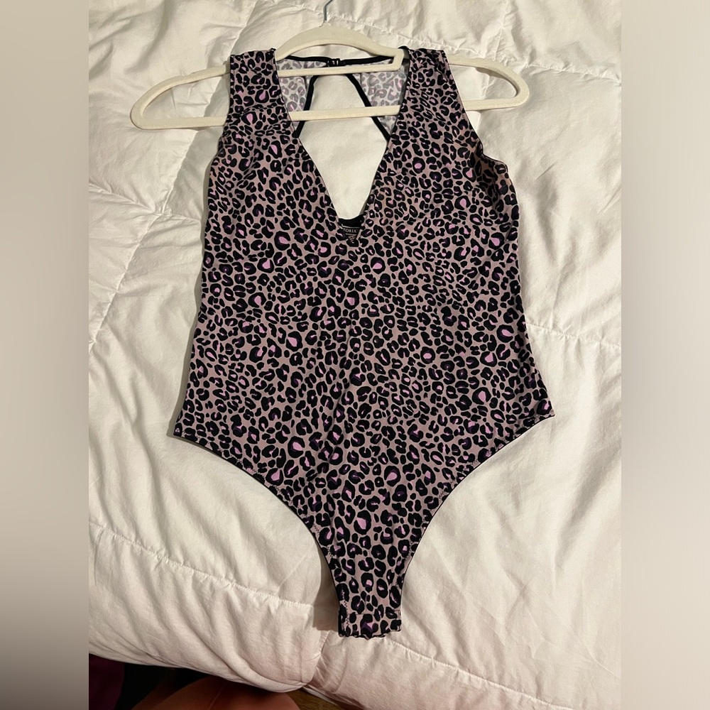 Purple Cheetah Print VS Bodysuit